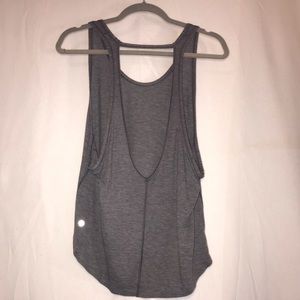 Lululemon open back cropped yoga tank